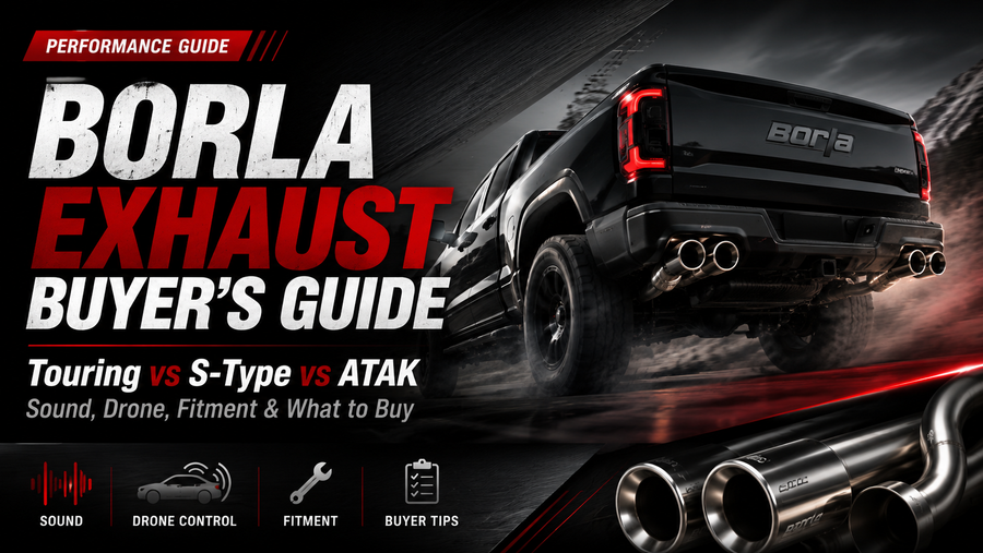 Borla Exhaust Buyer’s Guide Touring vs S-Type vs ATAK hero banner