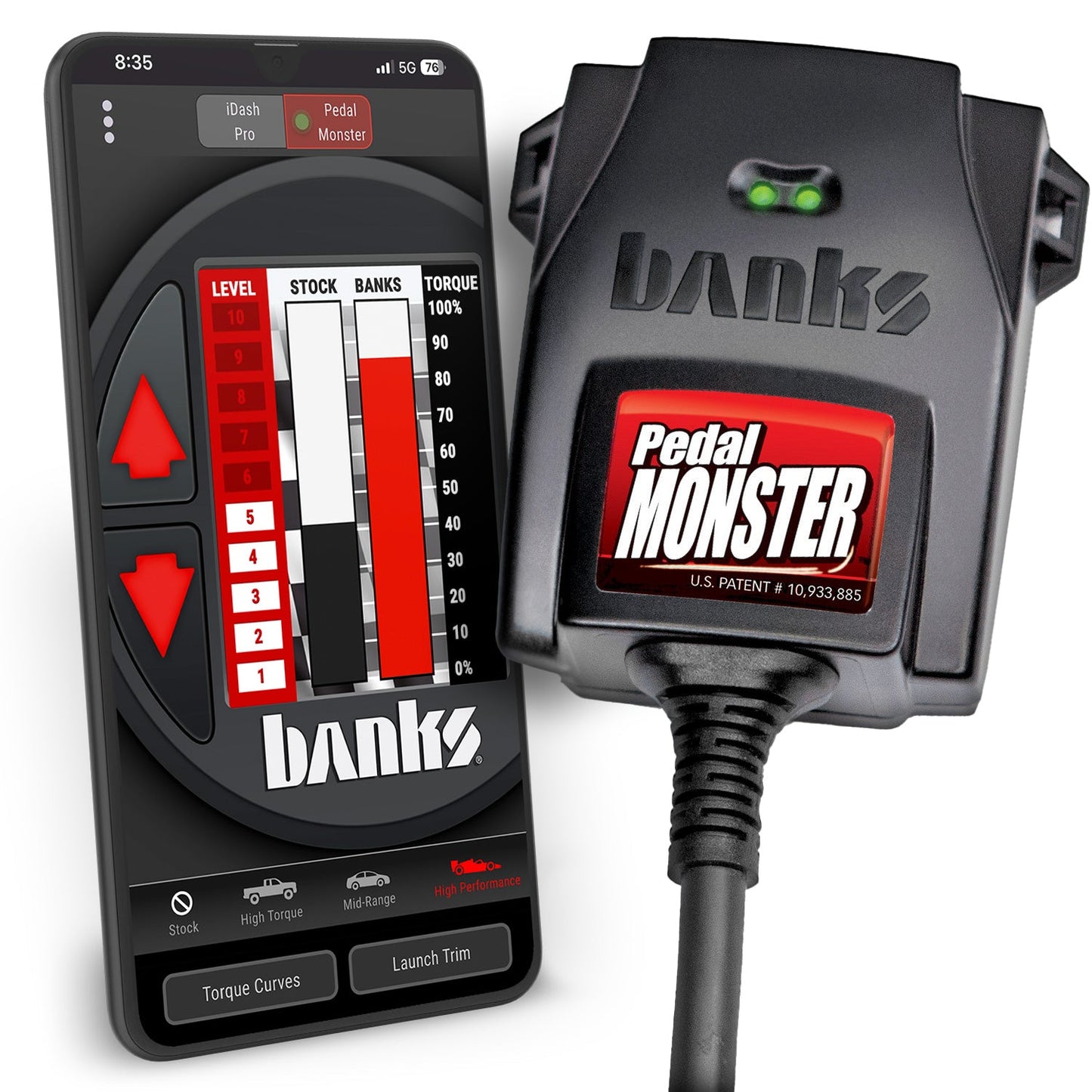Banks Power Pedal Monster® Kit, Molex MX64, 6 Way, Stand Alone, For Use - 64310