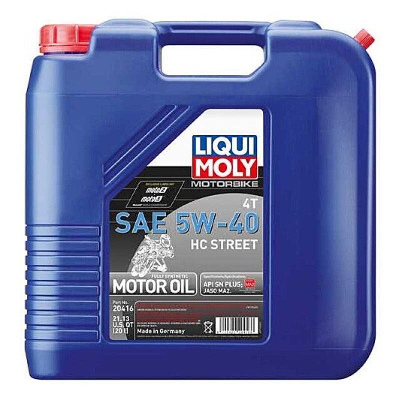 LIQUI MOLY 20L Motorbike 4T SAE 5W-40 HC Street (20416)