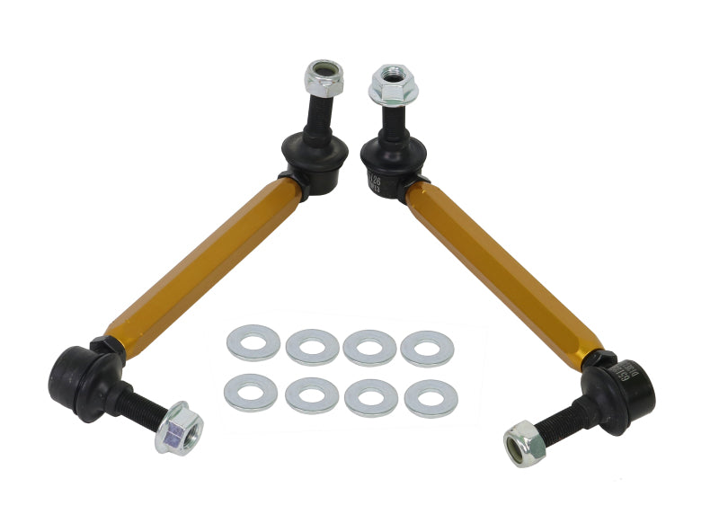Whiteline KLC180-215 Rear Sway Bar Link Kit Adjustable Extra Heavy Duty Ball Link for 2015-2021 Nissan Frontier