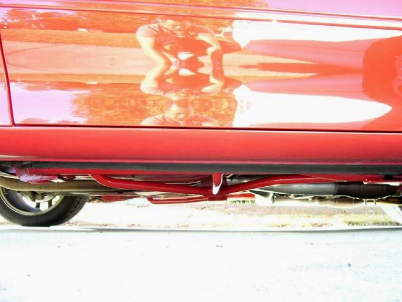 UMI Performance 2003-B 3-Point Subframe Connectors Weld-In Black