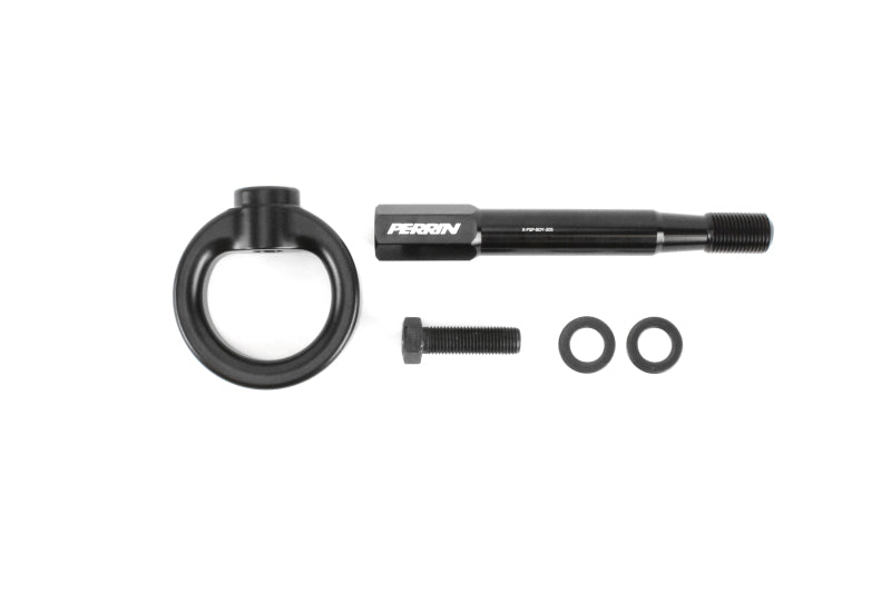 PERRIN 15-21 Subaru WRX/STI / 24-26 Crosstrek / 25-26 Forester Tow Hook Kit (Rear) - Black