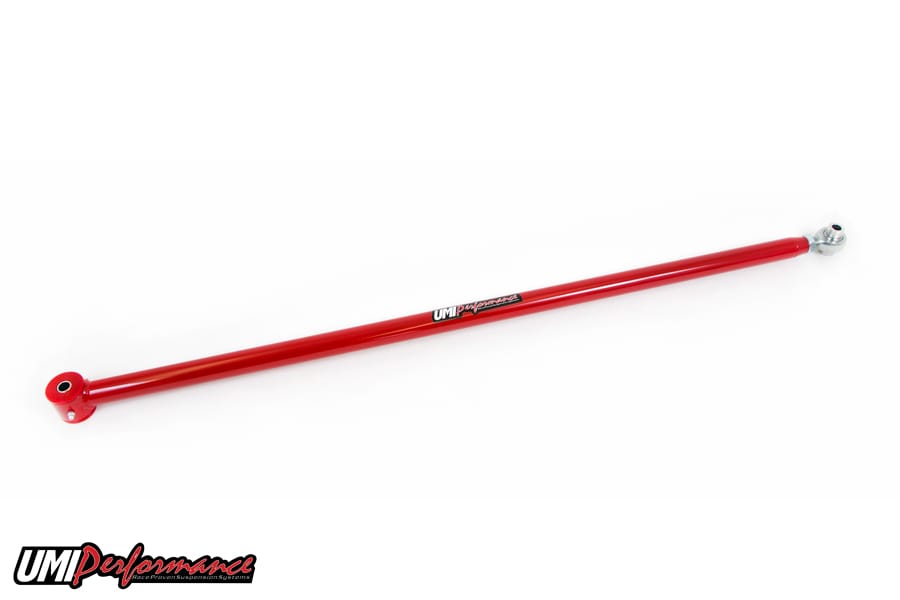 UMI Performance 1041-R Single Adjustable Panhard Bar Red for 2005-2014 Mustang