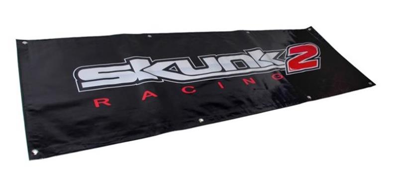Skunk2 5 FT. Vinyl Shop Banner (Black)