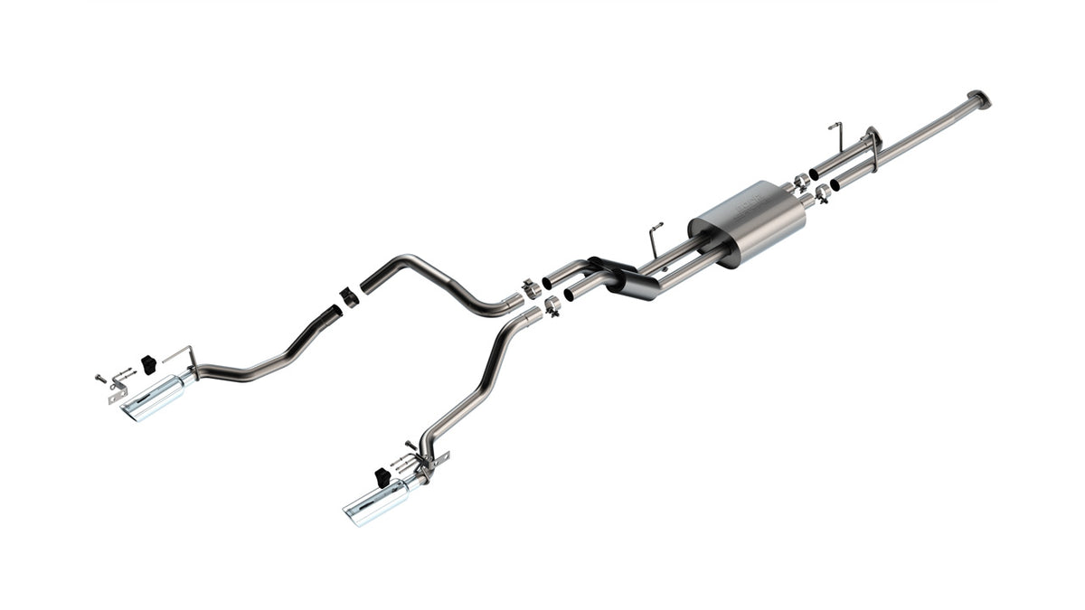 Borla 141025 Cat-Back Exhaust System S-Type for 2009-2013 Toyota Tundra (4.6L/5.7L)