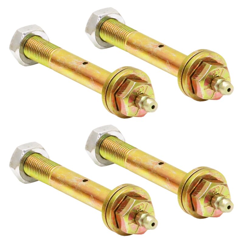 RockJock 7/16in Greasable Bolt 4-Pack (with Hardware, 3 1/4in Long)