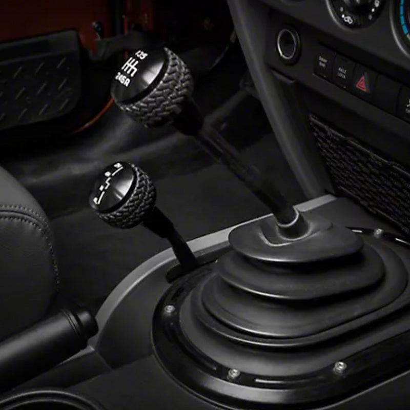 DV8 Offroad 2011-2018 Jeep JK 6-Speed Shift Knob Black - #D-JP-181112-BK