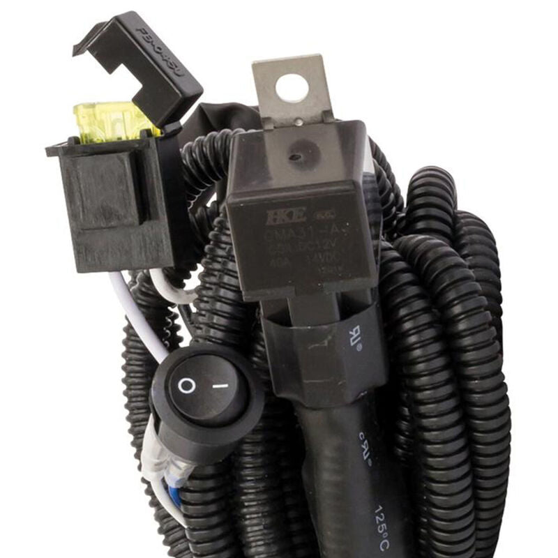 Westin 09-12000-1 LED Wiring Harness 11 ft 14 Gauge with 15 Amp Fuse Black