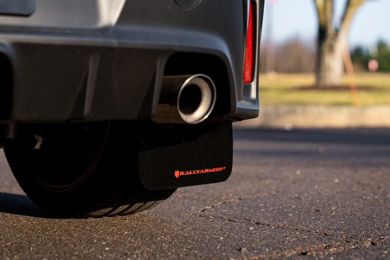 Rally Armor UR Mud Flaps - 2023-2026 Toyota GR Corolla - Red/Black Logo - #MF89-UR-RD-BLK