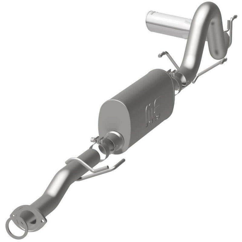 MagnaFlow 19291 Cat-Back 2016 Toyota Tacoma 3.5L V6 SS 3in Single Pass Side Exit Rear 4in Tip - #19291