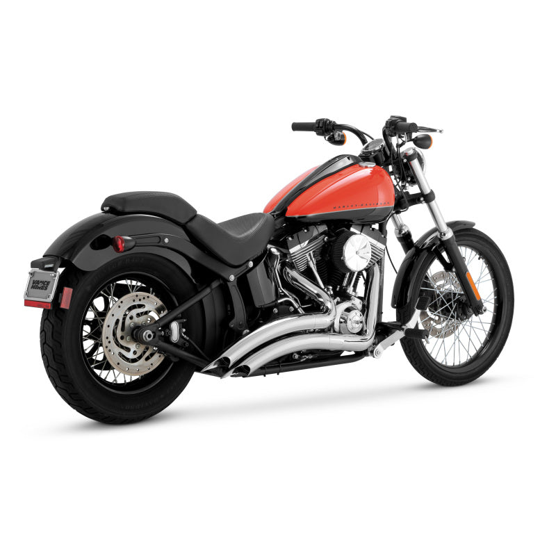 Vance & Hines 26369 Big Radius 2-2 PCX Exhaust Chrome for 2010-2017 Harley-Davidson Softail