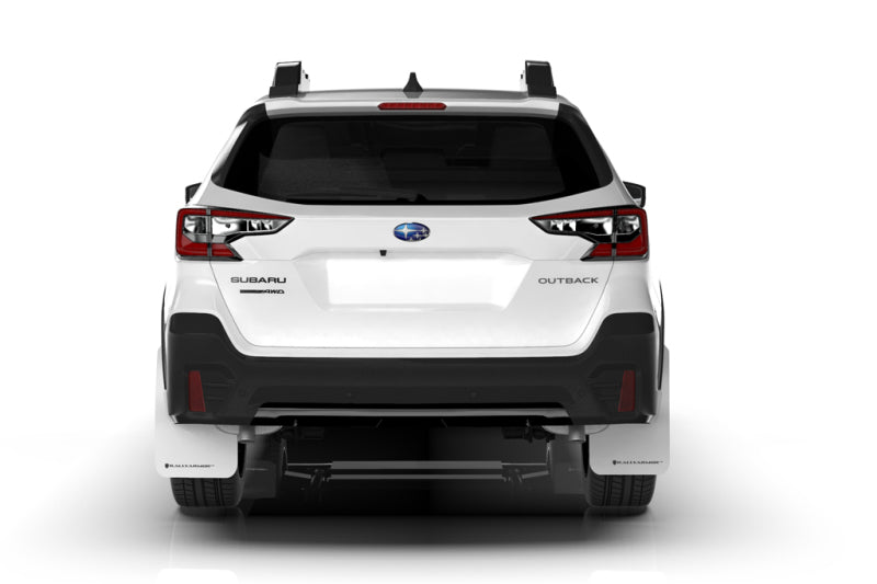 Rally Armor UR Mud Flaps - 2020-2025 Subaru Outback - Black/Grey Logo - #MF66-UR-BLK/GRY
