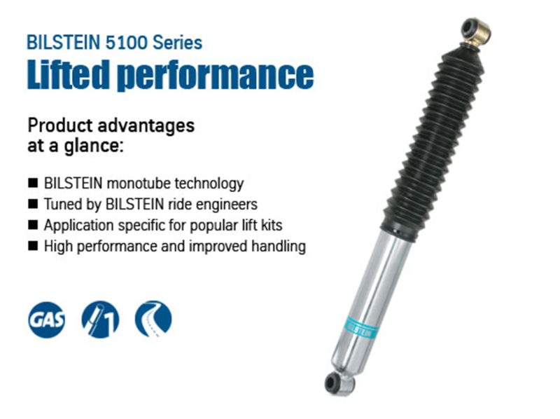 Bilstein 5100 Series 17-24 Nissan Titan Front 46mm Monotube Shock Absorber