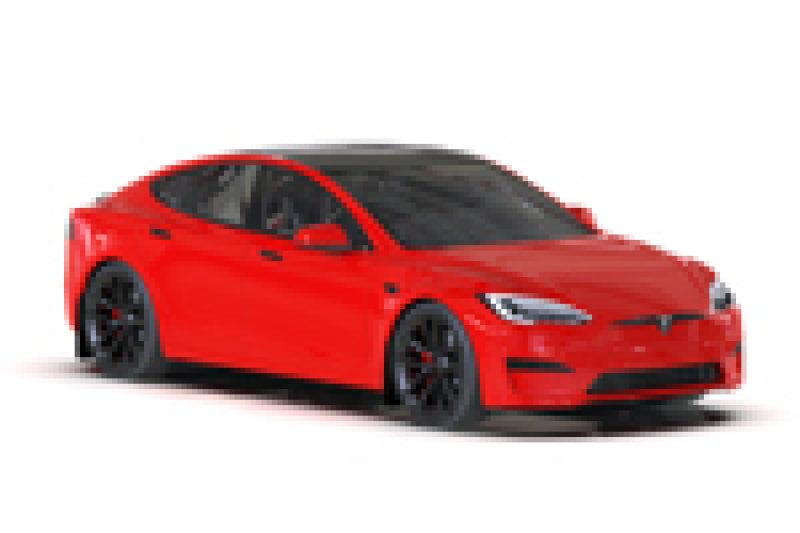 Rally Armor UR Mud Flaps - 2021-2026 Tesla S - Black/Red Logo - #MF101-UR-BLK-RD