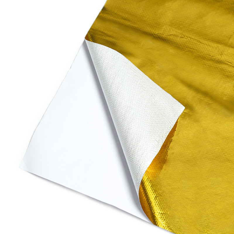 Mishimoto Gold Reflective Barrier w/ Adhesive Backing 12 inches x 24 inches - #MMHP-GRB-1224