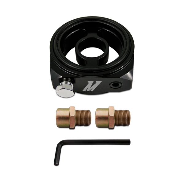 Mishimoto Oil Sandwich Plate w/ Rear-Mounted Thermostat - #MMOP-SPTR