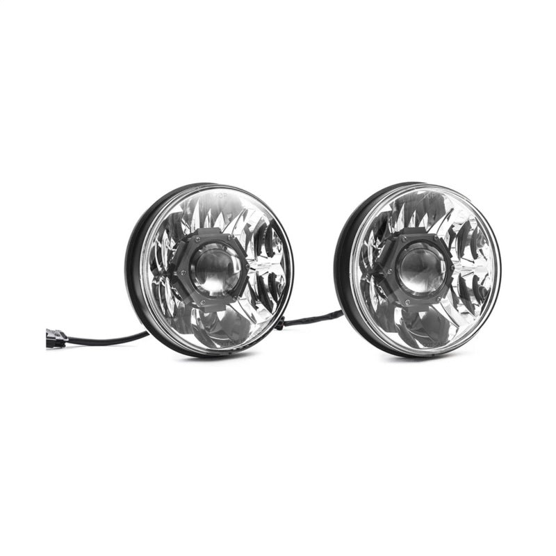 KC HiLiTES 18-20 Jeep JL/JT 7in. Gravity LED Pro DOT Approved Replacement Headlight (Pair Pack Sys)