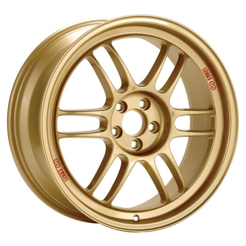 Enkei RPF1 15x8 4x100 28mm Offset F1 Yellow Wheel