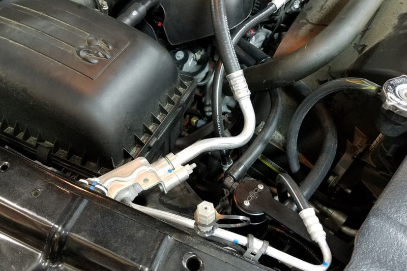 J&L 09-18 Ram 1500 5.7L Passenger Side Oil Separator 3.0 - Black Anodized - #3065P-B