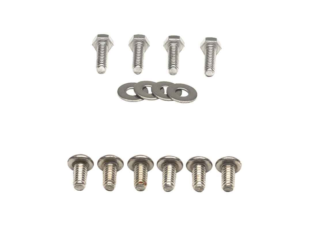 Kentrol 30421 Liftgate Hinge Pair for 1977-1986 Jeep CJ7 - Polished Silver