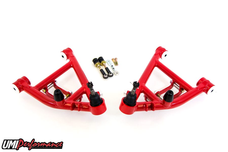 UMI Performance 3057-1-R Front Lower A-Arms Coilover Only Red