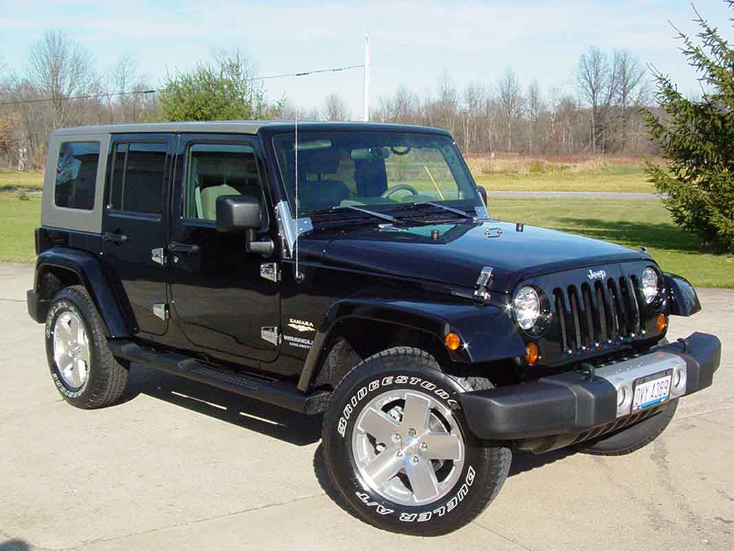 Kentrol 30571 Hood Catch Pair for 2007-2018 Jeep Wrangler JK - Polished Silver