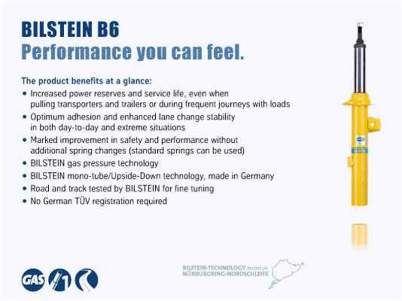Bilstein B6 15-23 Jeep Renegade 4WD Rear Right Twintube Strut Assembly