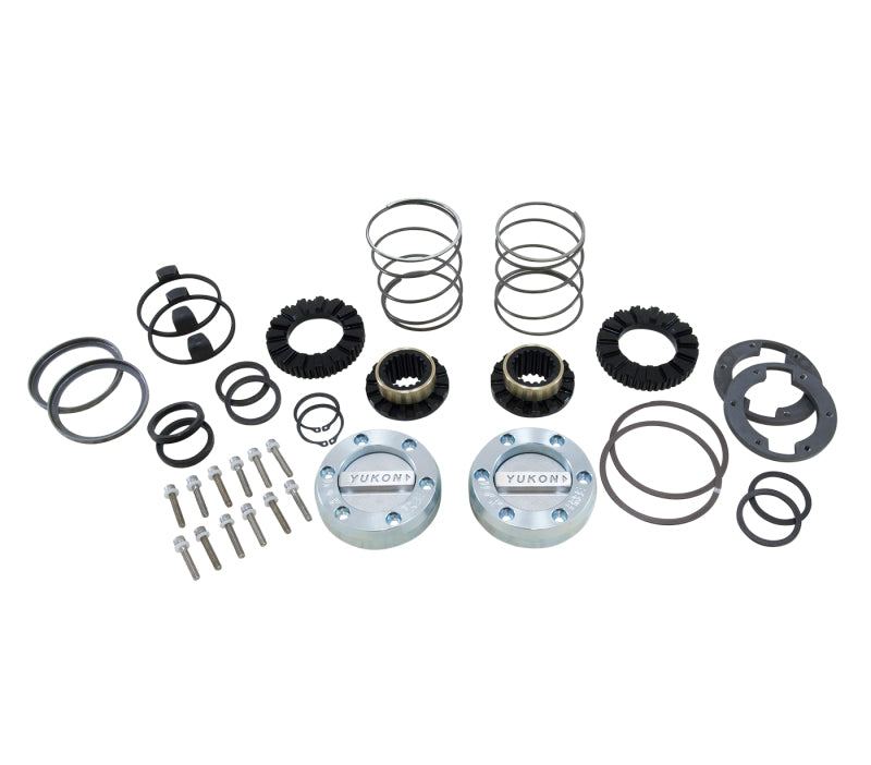 Yukon Gear & Axle YHC70007 Hardcore Locking Hub Set For GM 8.5in Front & Dana 44 / 19 Spline