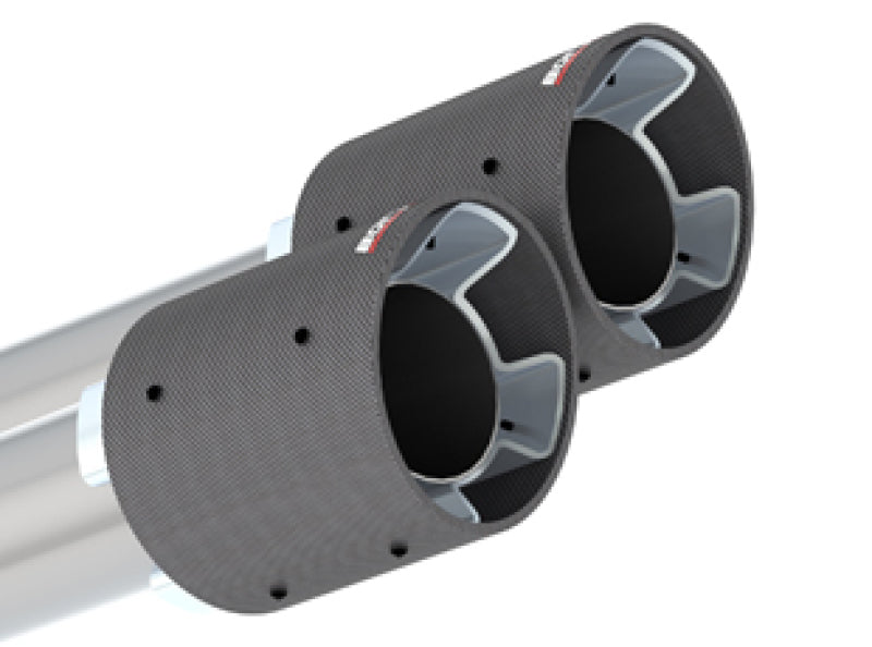 Borla 140821CF 2020-2023 Ford Explorer ST 3.0L V6 2.25in ATAK Exhaust - Carbon Fiber Tips - #140821CF