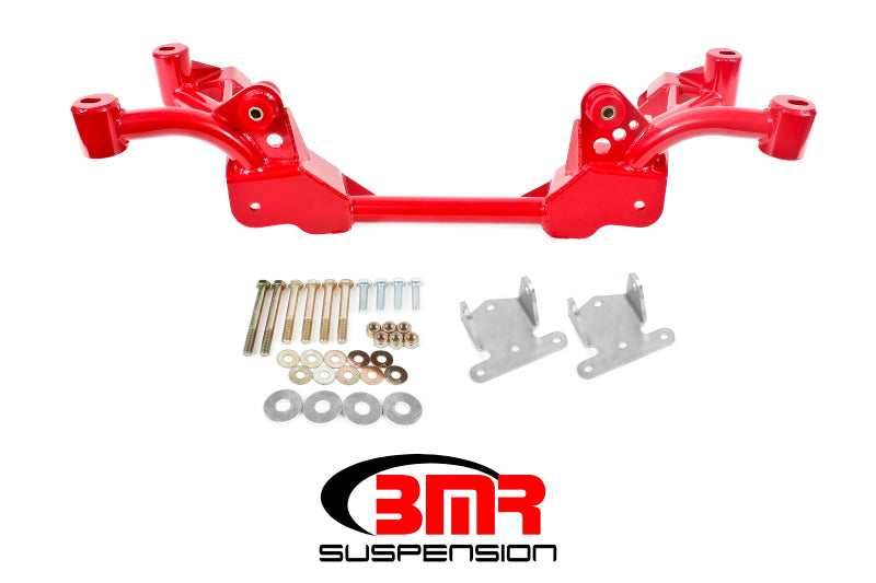 BMR 1982-1982 3rd Gen F-Body K-Member with SBC/BBC Motor Mounts and STD. Rack Mounts - Red