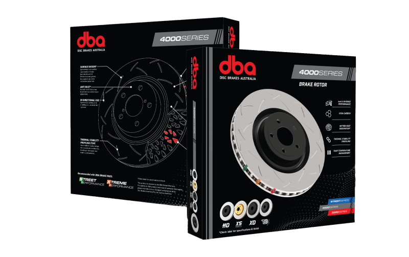 DBA 12+ Subaru/Scion BRZ/FR-S Limited & Premium (US Spec)/ 08-13 WRX Rear Slotted 4000 Series Rotor