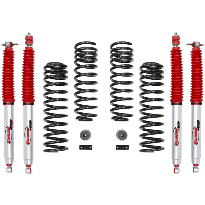 Rancho 07-17 Jeep Wrangler Front and Rear Suspension System - Master Part Number / One Box - #RS66118BR9