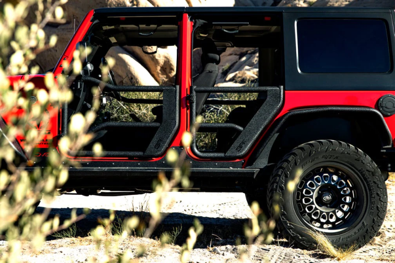 Body Armor 4x4 (JK-6155) 2007-2018 Wrangler Jk Tube Doors Rear, Pair