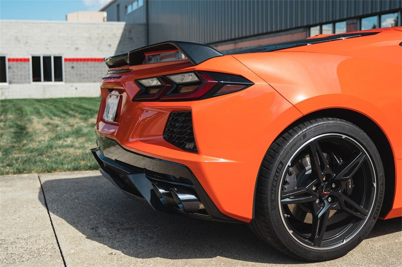 Corsa 2020-27 Corvette C8 3in Xtreme Cat-Back Exhaust 4.5in Black Quad Tips - Deletes stock AFMValve