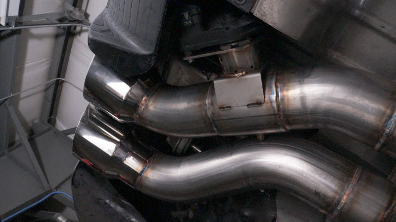 Stainless Works for 2016-2019 Cadillac CTS-V Sedan Catback Reson X-Pipe