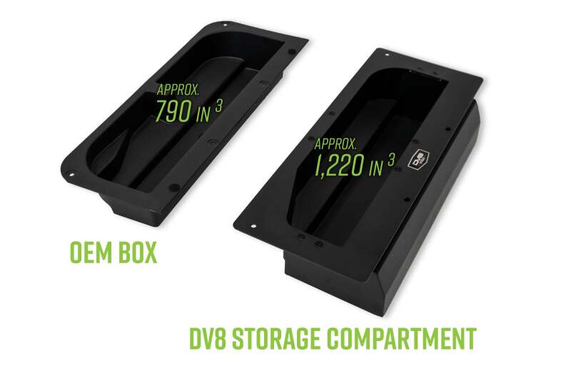 DV8 Offroad 2021-2024 Ford Bronco Storage Compartment - #CMBR-02