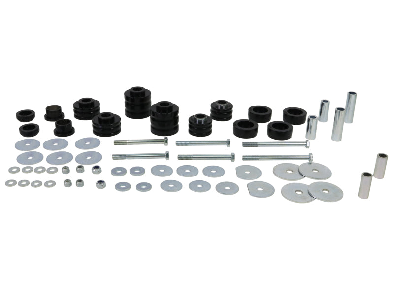 Whiteline W93497 Body Mount Bushing Set for 1980-1998 Ford F-250, 1980-1996 Ford F-150, 1980-1996 Ford F-350