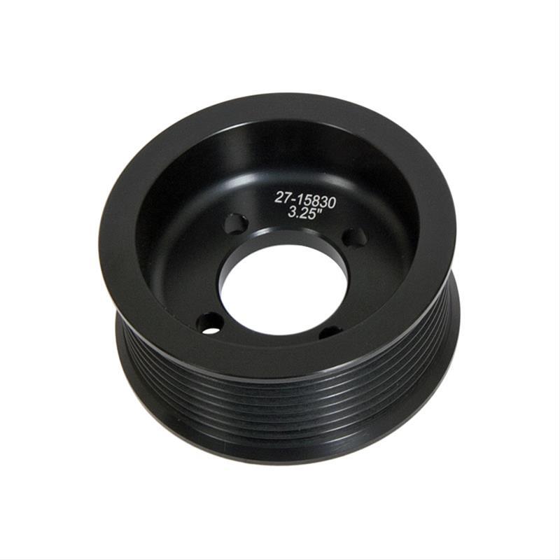 Edelbrock 15873 Pulley SC E-Force 3.250 in 8 Rib Black