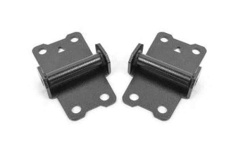 BMR 1982-1992 F-Body Motor Mount Kit Lower Solid - Black Hammertone