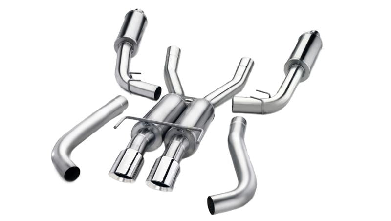 Corsa 2015-2020 GMC Yukon Denali XL 6.2L V8 3in Cat-Back Single Side Exit Twin 4in Black Tips