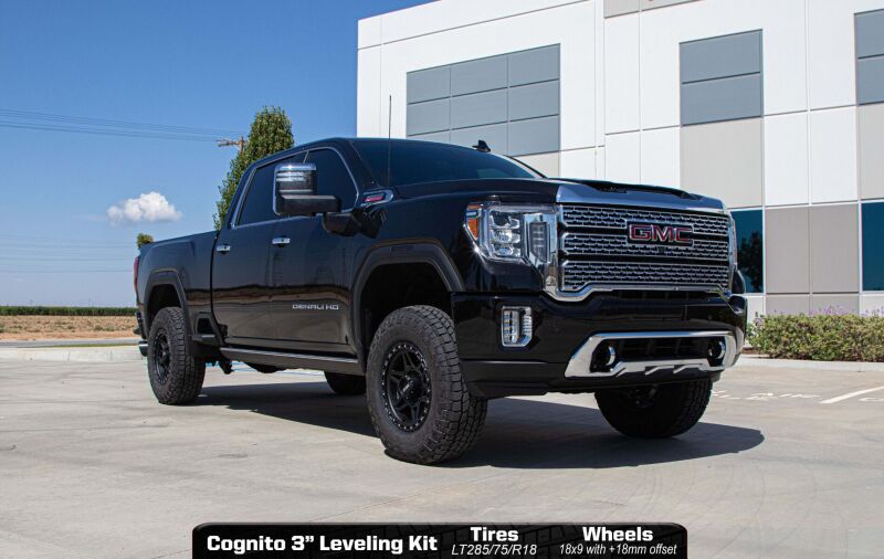 Cognito Motorsports 210-P1129 3-Inch Elite Leveling Kit with Elka 2.5 Reservoir Shocks for 2020-2024 Chevrolet Silverado / GMC Sierra 2500 HD / 3500 HD