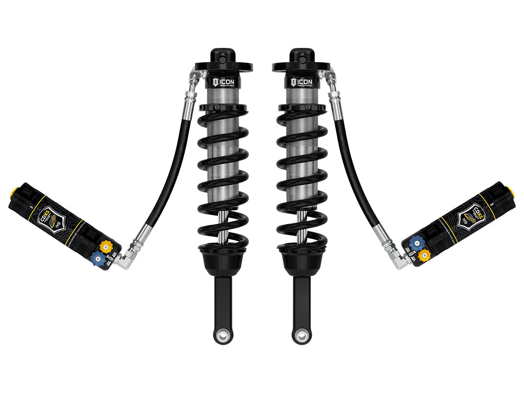 ICON 05-23 Tacoma Front Ext Travel VS 2.5 Series Remote Resi w/ CDXS Coilover Kit Pair