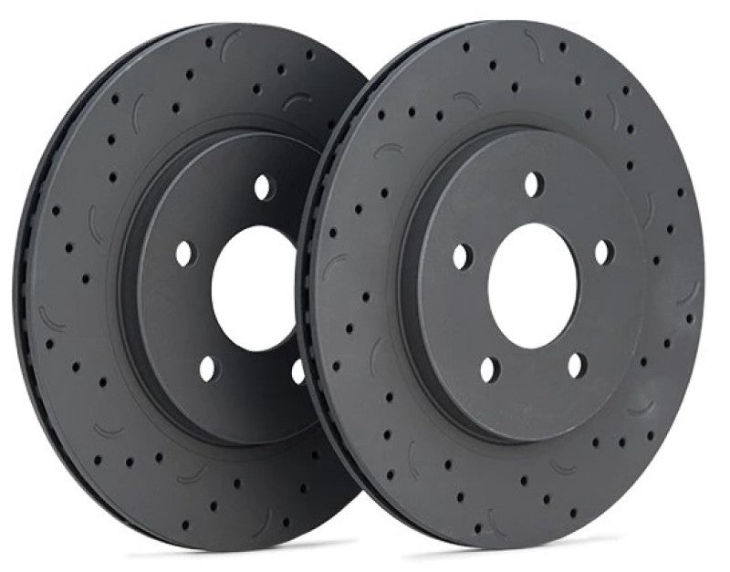 Hawk Performance HTC5399 Cross-Drilled and Slotted Talon Rotors