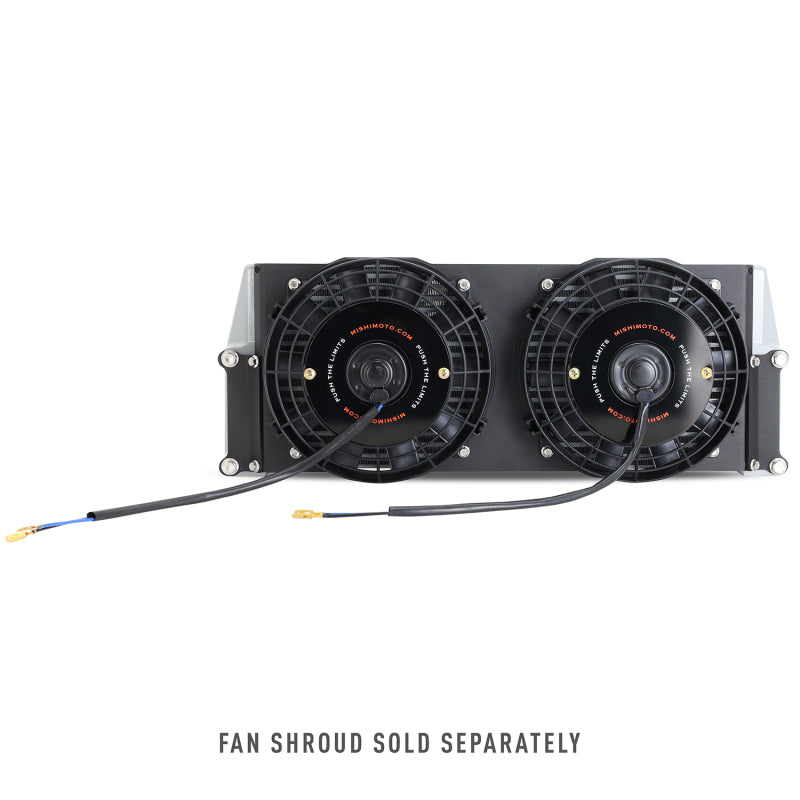 Mishimoto Heavy-Duty Oil Cooler - 17in. Same-Side Outlets - Silver - #MMOC-SSO-17SL