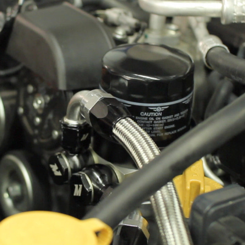 Mishimoto 13+ Subaru BRZ/Scion FR-S Thermostatic Oil Cooler Kit - Silver - #MMOC-BRZ-13T