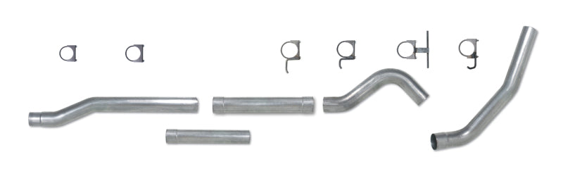 Diamond Eye K4338A-RP 4in Cat-Back Exhaust Muffler Replacement Pipe - 2003-2007 Ford F-250/F-350 | Aluminized