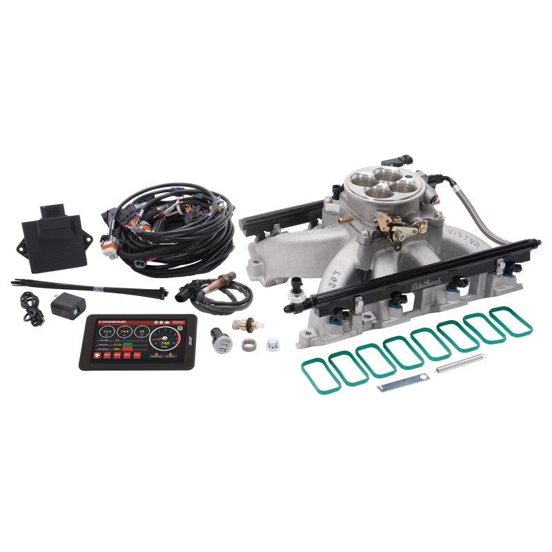 Edelbrock 35740 Pro Flo 4 EFI System Sequential Port LS Gen III/IV Victor Jr Rectangular Port 550