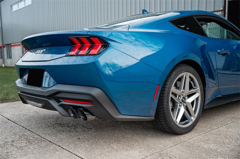 Corsa 2024-2026 Ford Mustang V8 5.0L 3in Cat-Back Exhaust System w/ Twin 4in Black Pro-Series Tips