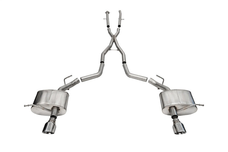 Corsa 2011-2026 Dodge Durango Xtreme 2.5in Cat-Back Dual Rear Exit w/ Single 4.5in Polished Tips