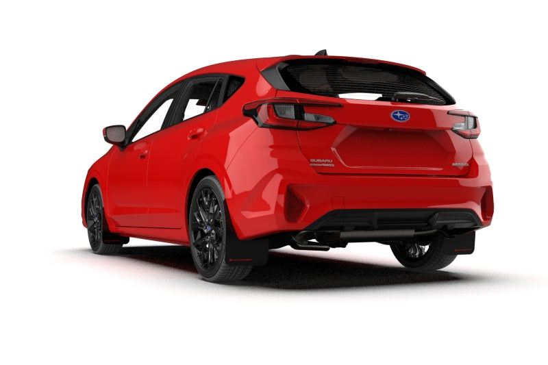 Rally Armor UR Mud Flaps - 2024-2026 Subaru Impreza - Black/Grey Logo - #MF105-UR-BLK-GRY